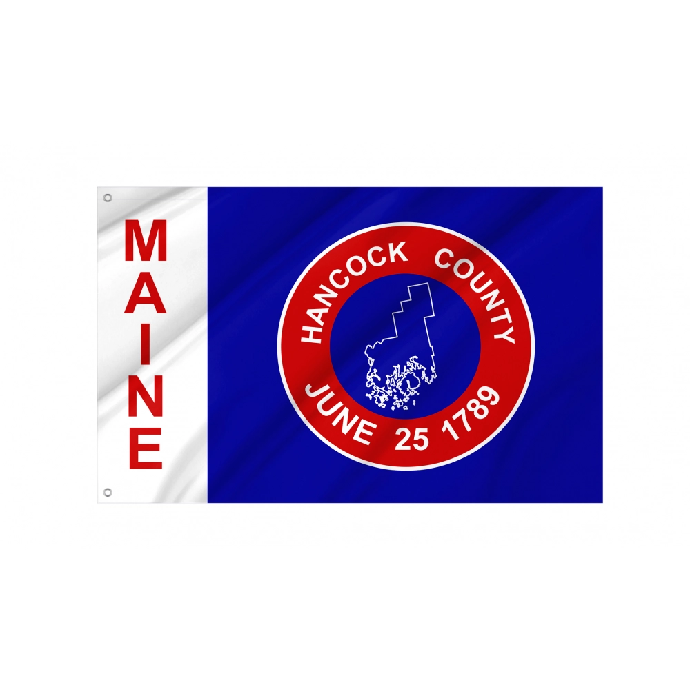 Hancock County Flag for Indoor & Outdoor Use Hancock County Flag for Indoor & Outdoor Use