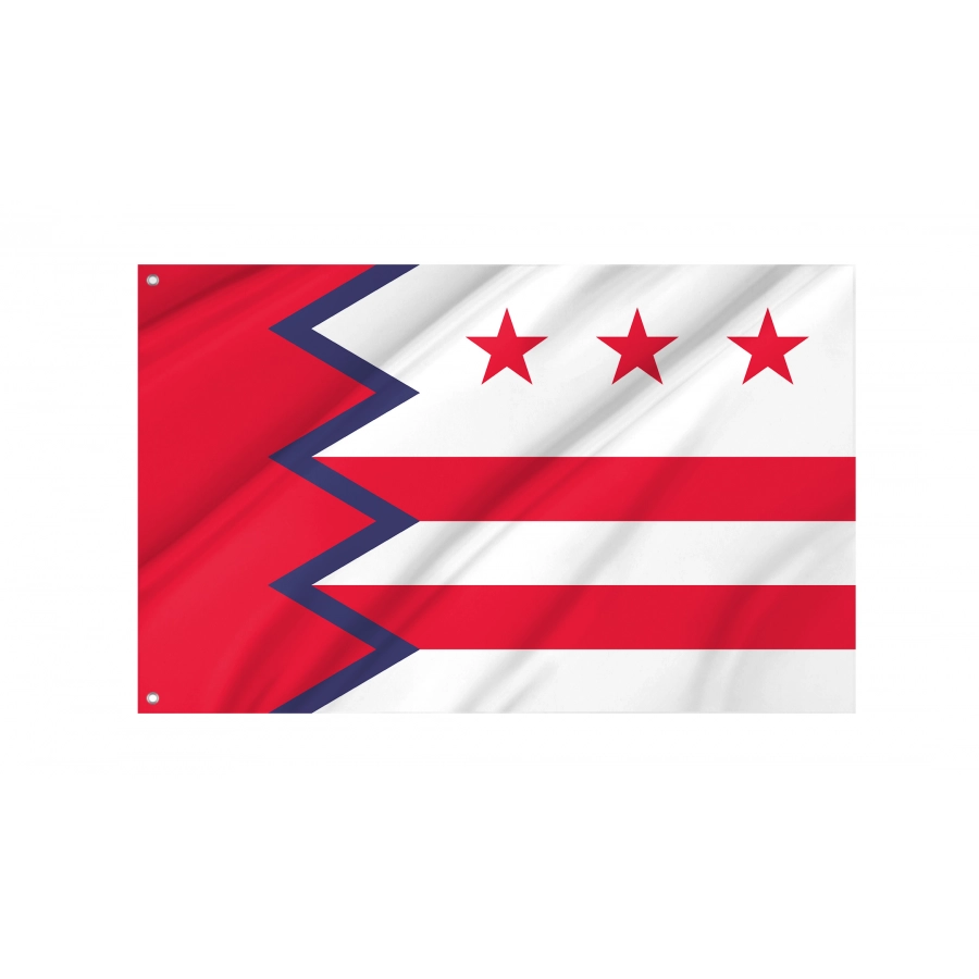 Flag of Washington, Maine, Patriotic Flags, Unique Design Print, Flags for Indoor & Outdoor Use
