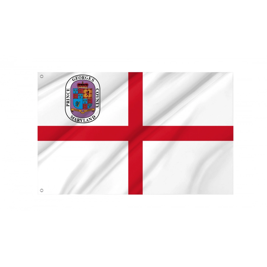 Flag of Prince George's County, Maryland, Unique Design Print, Flags for Indoor & Outdoor Use