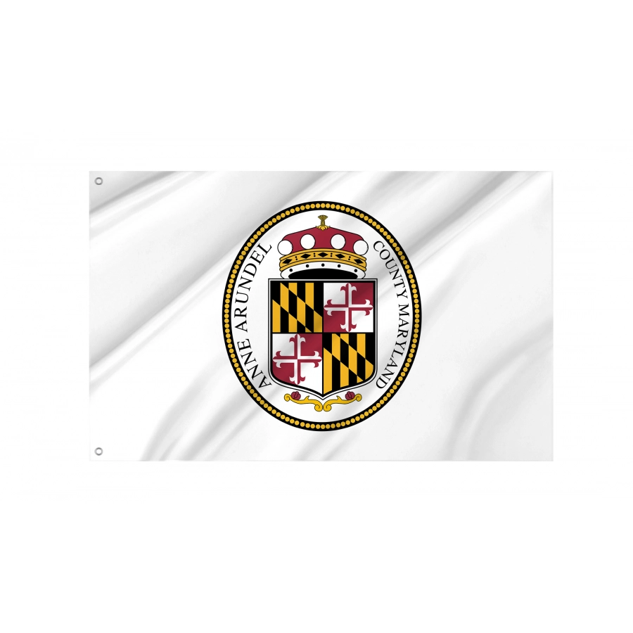 Flag of Anne Arundel County, Maryland, Patriotic Flags, Unique Design Print, Flags for Indoor & Outdoor Use