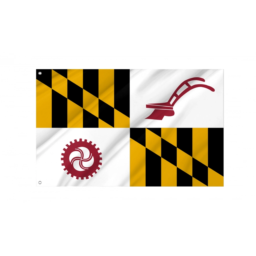 Flag of Baltimore County, Maryland, Patriotic Flags, Unique Design Print, Flags for Indoor & Outdoor Use