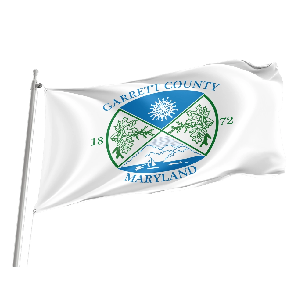 Garrett County Flag for Indoor & Outdoor Use