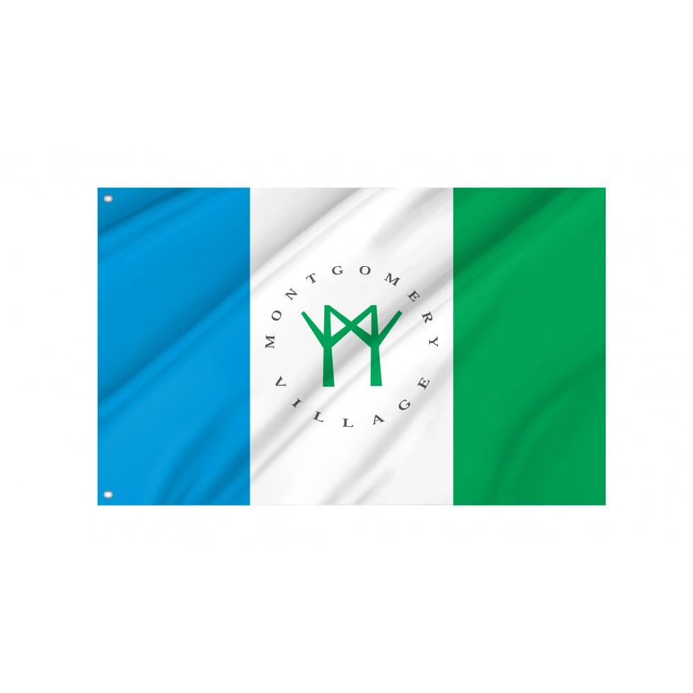 Montgomery Village Flag for Indoor & Outdoor Use