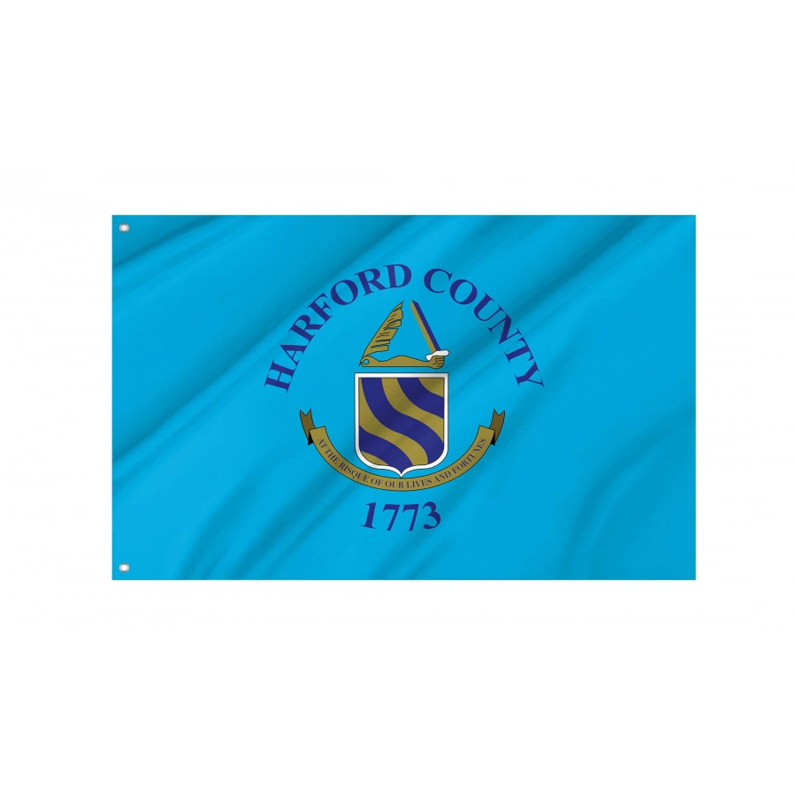 Harford County, Flag for Indoor & Outdoor Use, USA277