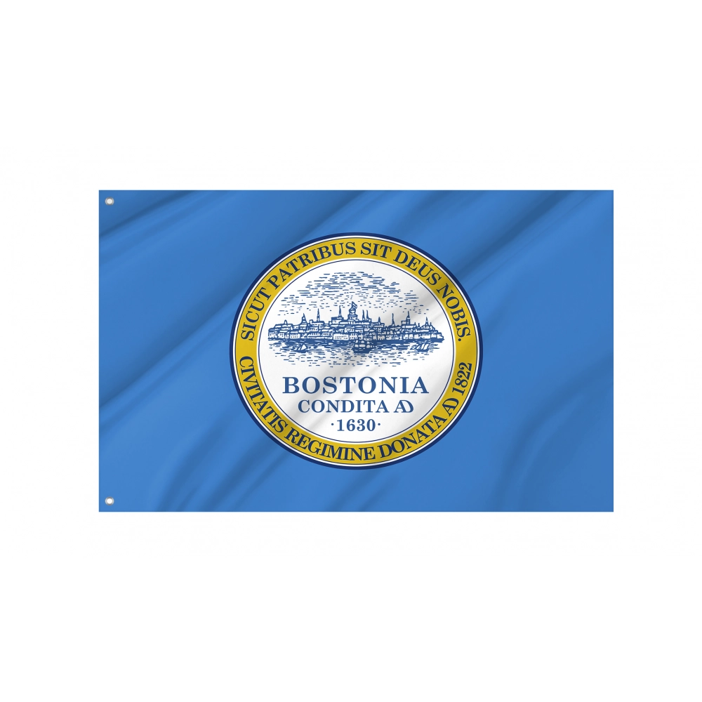 Boston Flag for Indoor & Outdoor Use Boston Flag for Indoor & Outdoor Use