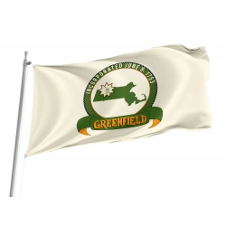 Greenfield Flag for Indoor & Outdoor Use