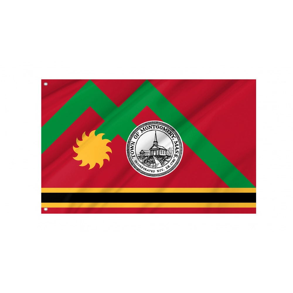 Montgomery, Massachusetts Flag for Indoor & Outdoor Use