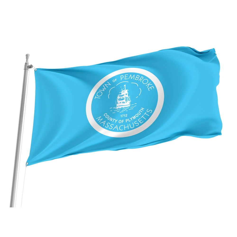 Pembroke Town Flag for Indoor & Outdoor Use