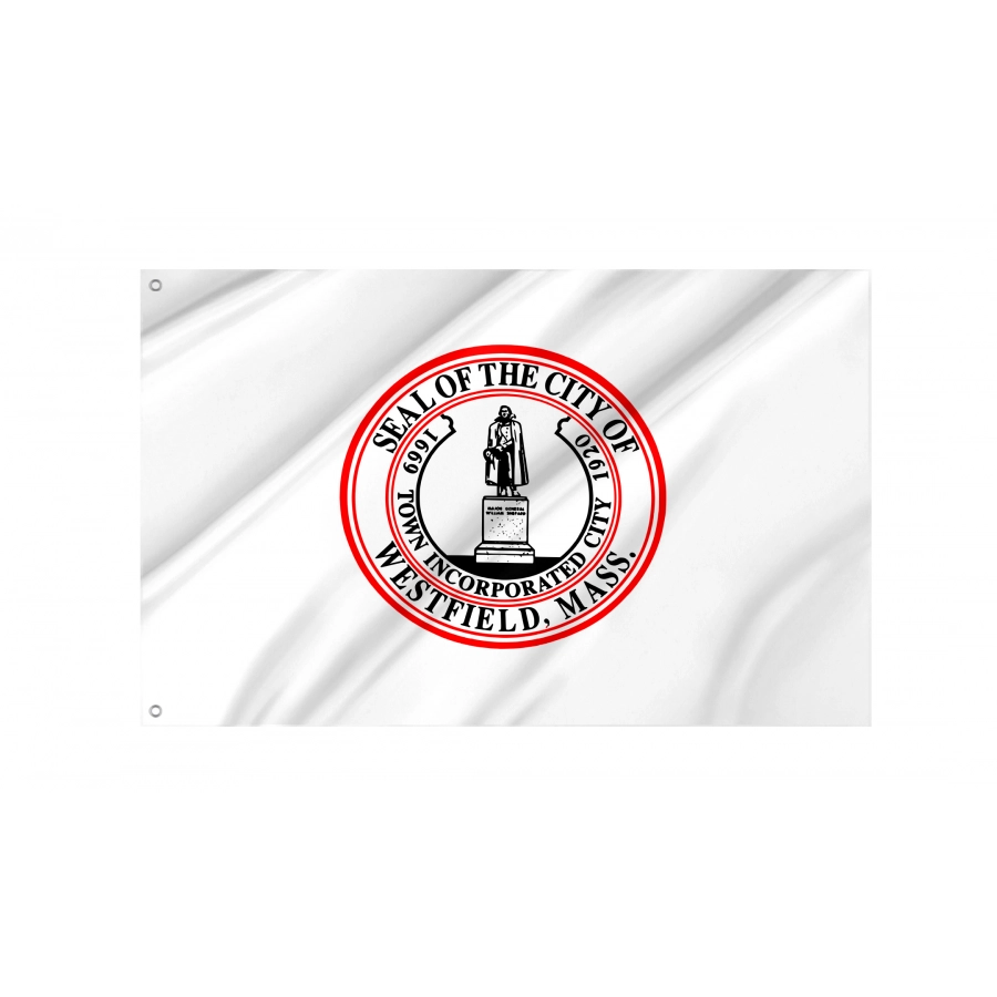 Flag of Westfield, Massachusetts, Patriotic Flags, Unique Design Print, Flags for Indoor & Outdoor Use