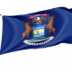 Michigan State Flag for Indoor & Outdoor Use - Imagine 1
