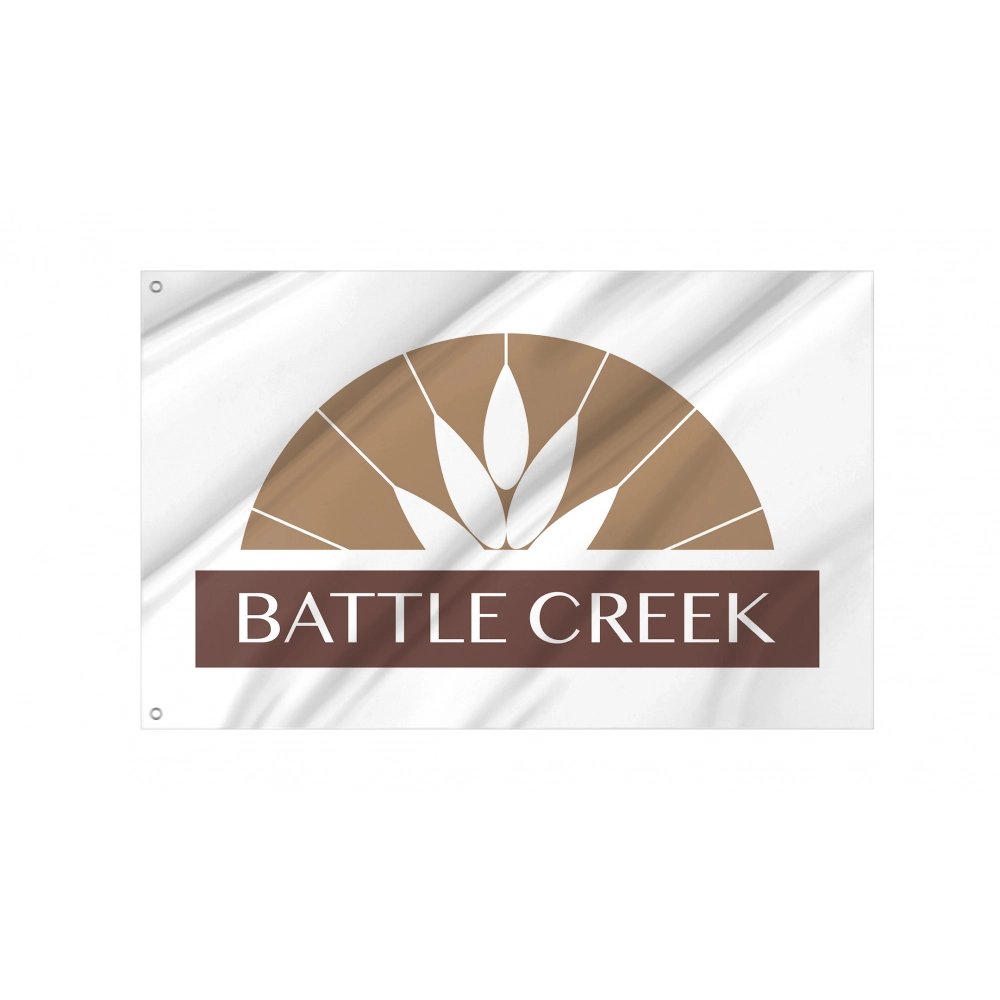 Battle Creek Flag for Indoor & Outdoor Use Battle Creek Flag for Indoor & Outdoor Use