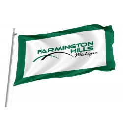 Farmington Hills Flag for Indoor & Outdoor Use