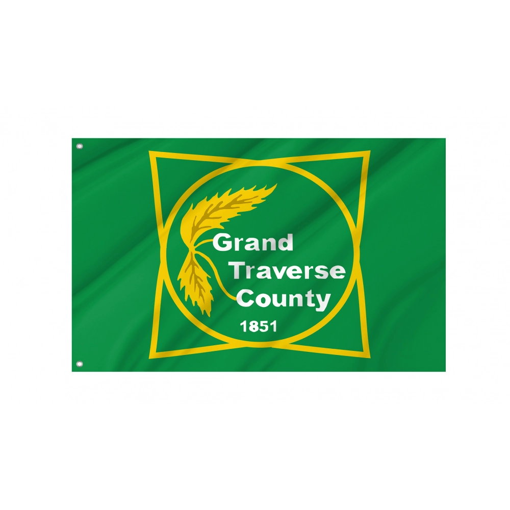 Grand Traverse County Flag for Indoor & Outdoor Use