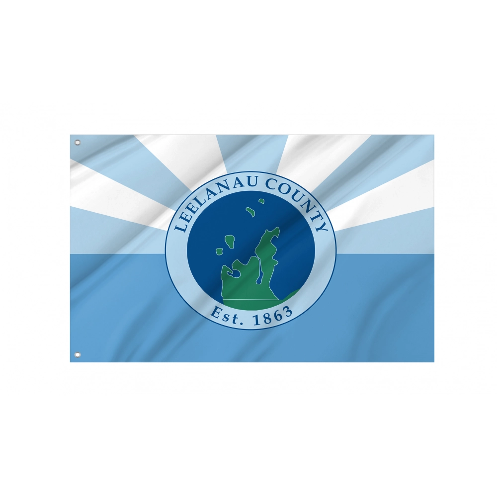 Leelanau County Flag for Indoor & Outdoor Use