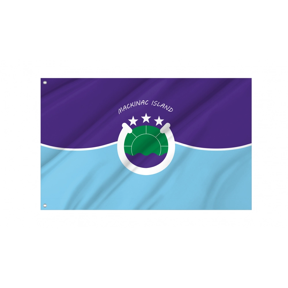 Mackinac Island Flag for Indoor & Outdoor Use