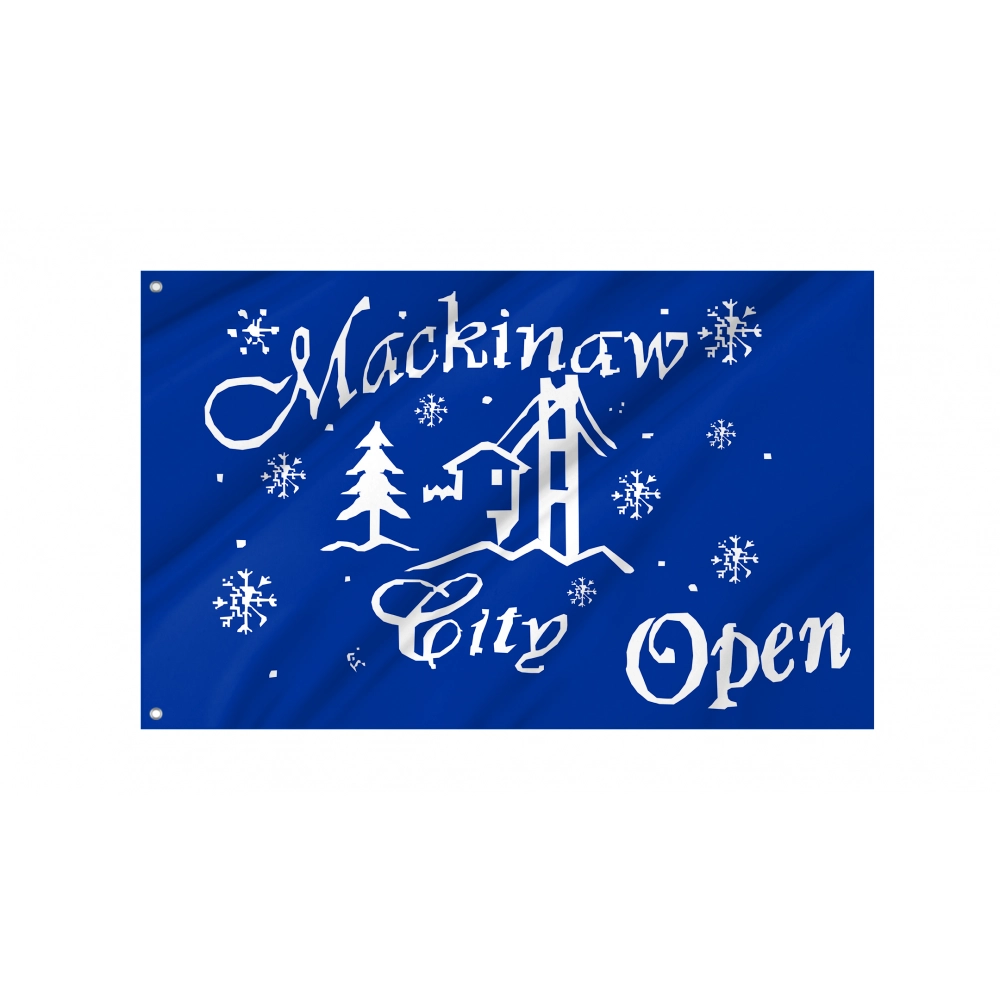 Mackinaw City Flag for Indoor & Outdoor Use