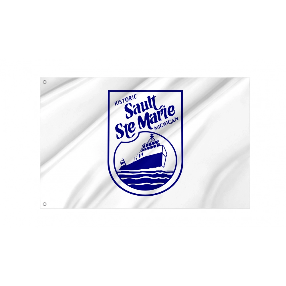 Sault Ste. Marie Flag for Indoor & Outdoor Use