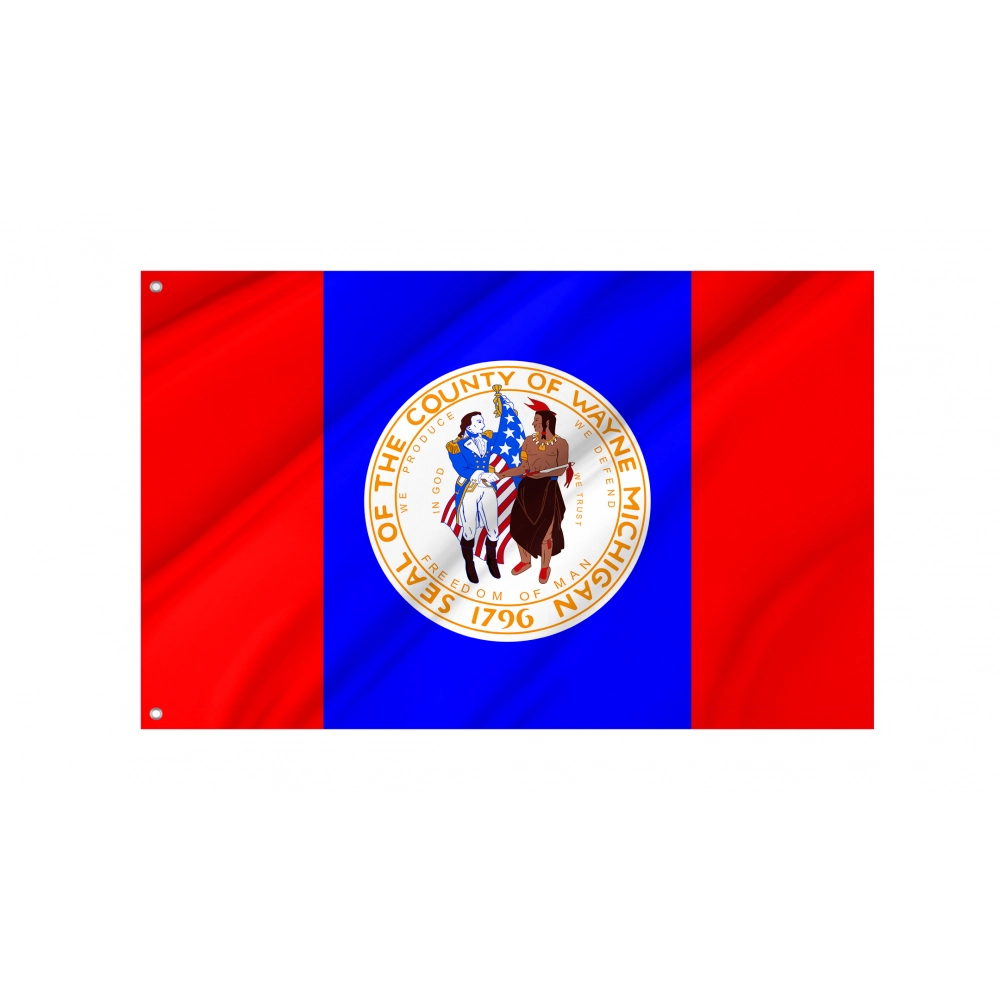 Wayne County Flag for Indoor & Outdoor Use