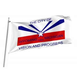 Wyoming City Flag for Indoor & Outdoor Use