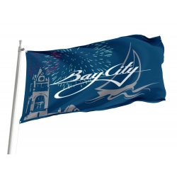 Bay City, Michigan 1981-1996 Flag for Indoor & Outdoor Use