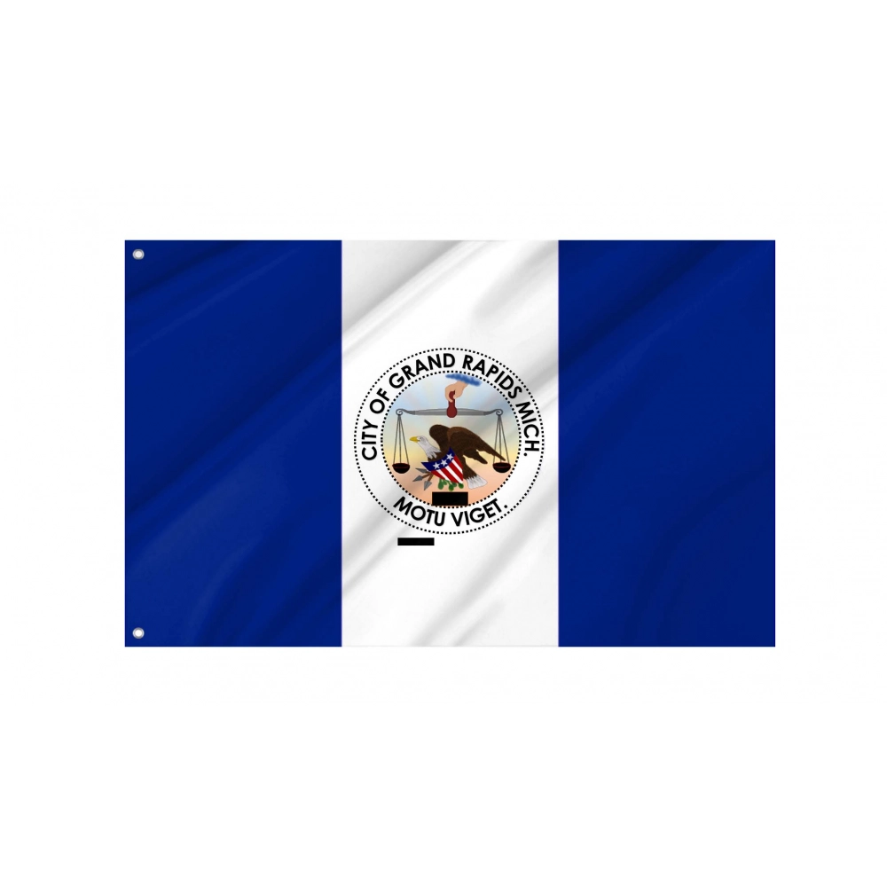 Grand Rapids (logo version) Flag for Indoor & Outdoor Use