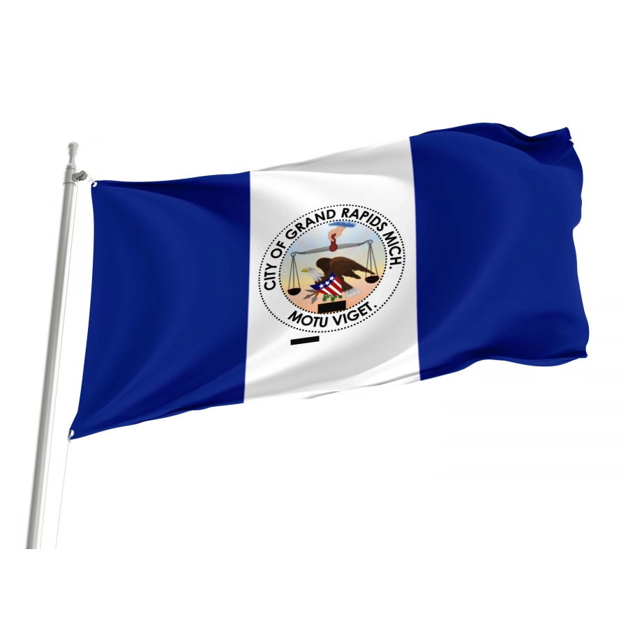 Grand Rapids (logo version) Flag for Indoor & Outdoor Use, USA289