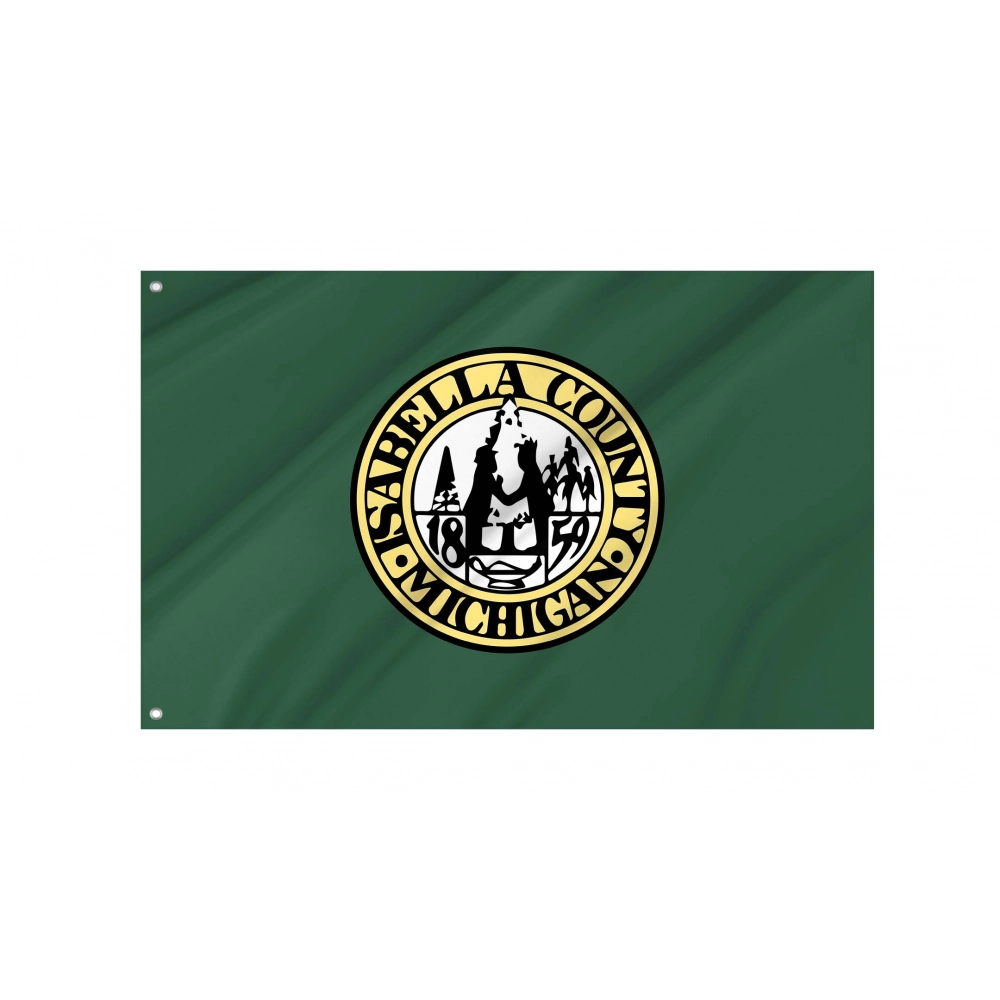 Isabella County Flag for Indoor & Outdoor Use