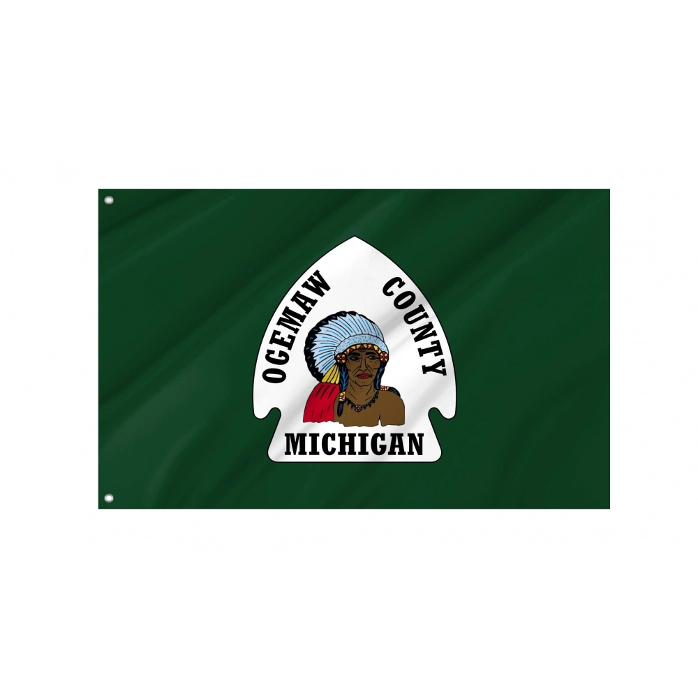 Ogemaw County Flag for Indoor & Outdoor Use