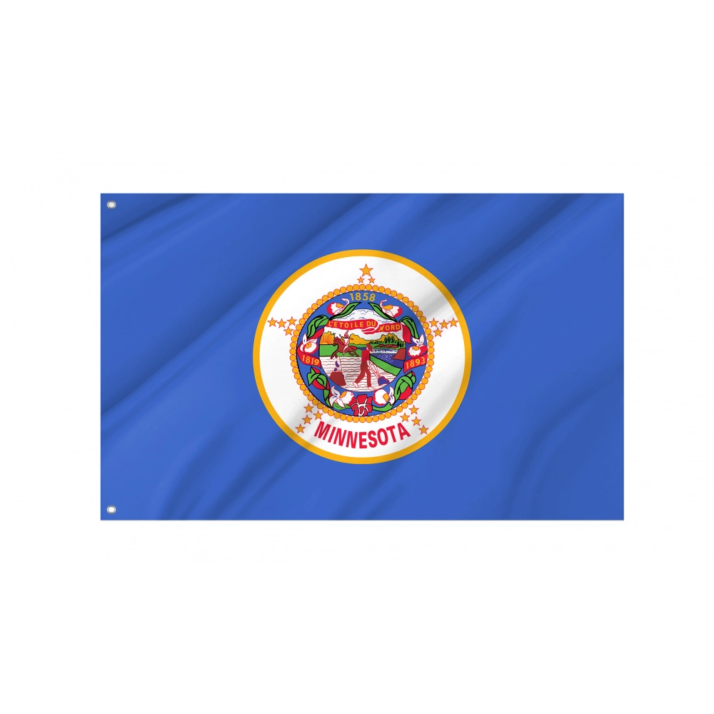 Minnesota State Flag for Indoor & Outdoor Use Minnesota State Flag for Indoor & Outdoor Use