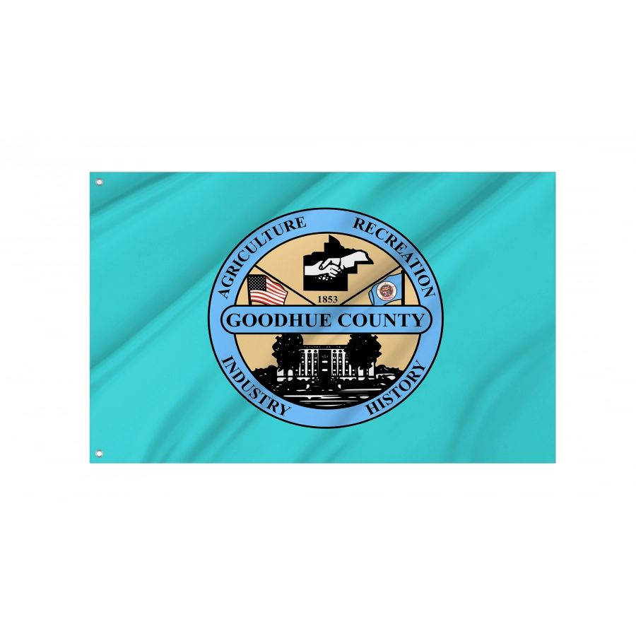 Flag of Goodhue County, Minnesota, Patriotic Flags, Unique Design Print, Flags for Indoor & Outdoor Use