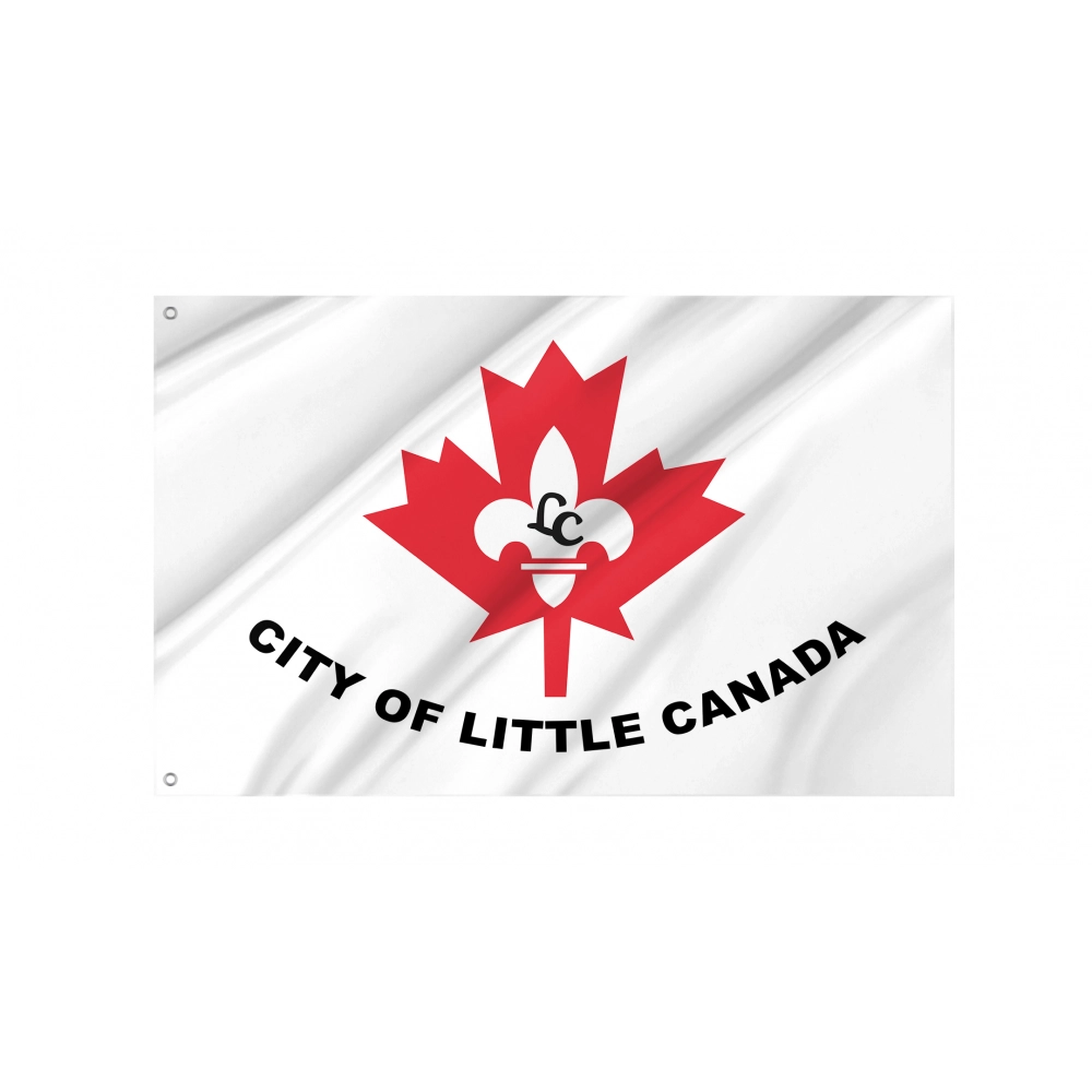 Little Canada City Flag for Indoor & Outdoor Use