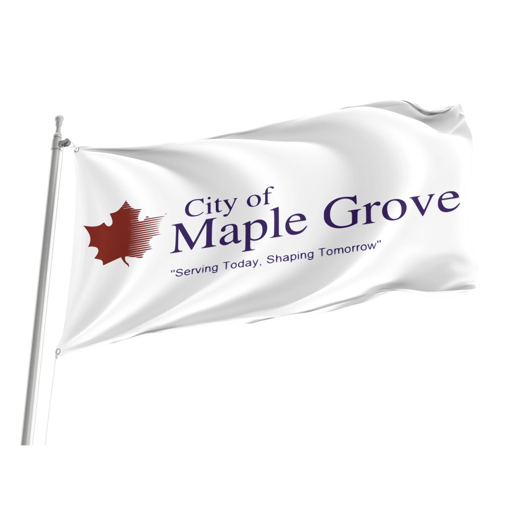 Maple Grove City Flag for Indoor & Outdoor Use