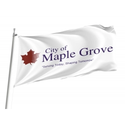 Maple Grove City Flag for Indoor & Outdoor Use