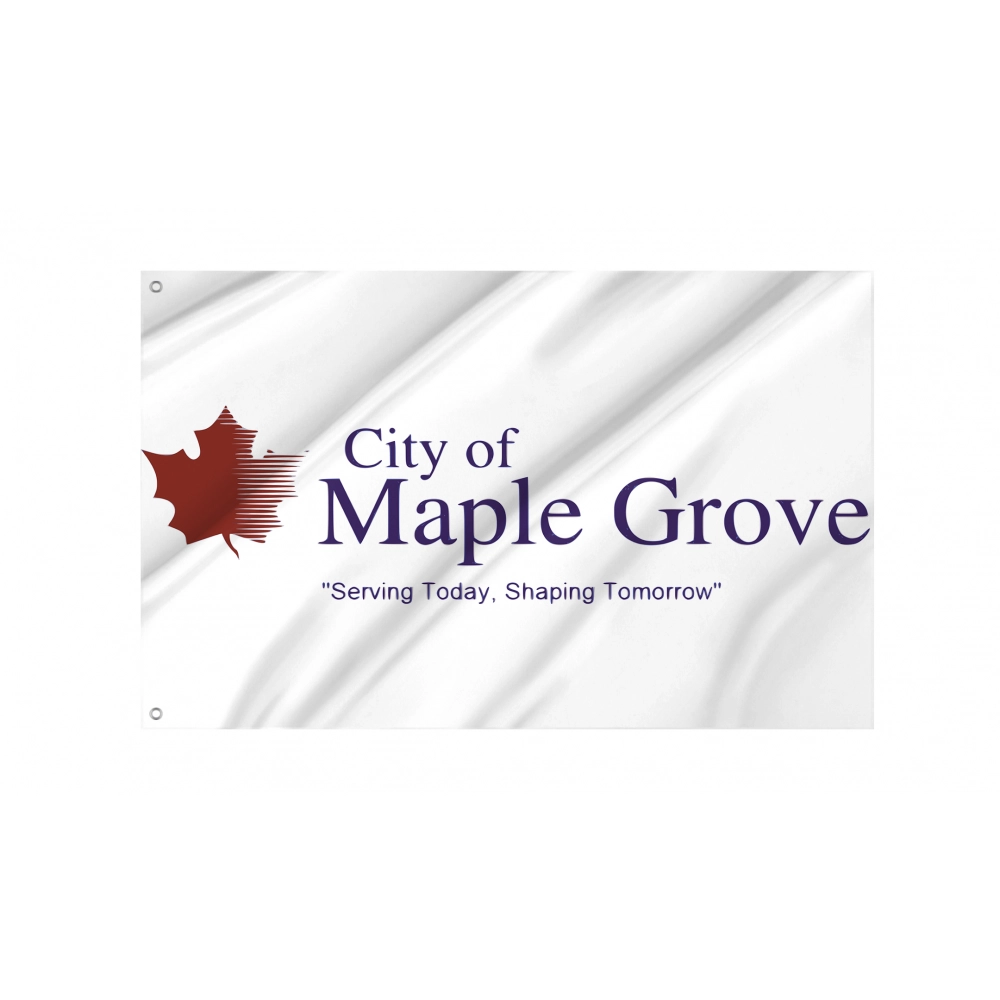 Maple Grove City Flag for Indoor & Outdoor Use