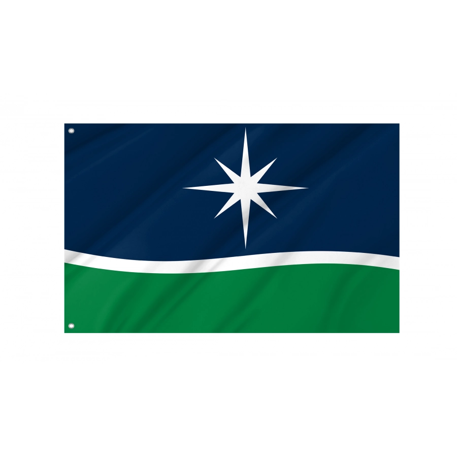 Flag of Minnesota flag submission F2100, Patriotic Flags, Unique Design Print, Flags for Indoor & Outdoor Use