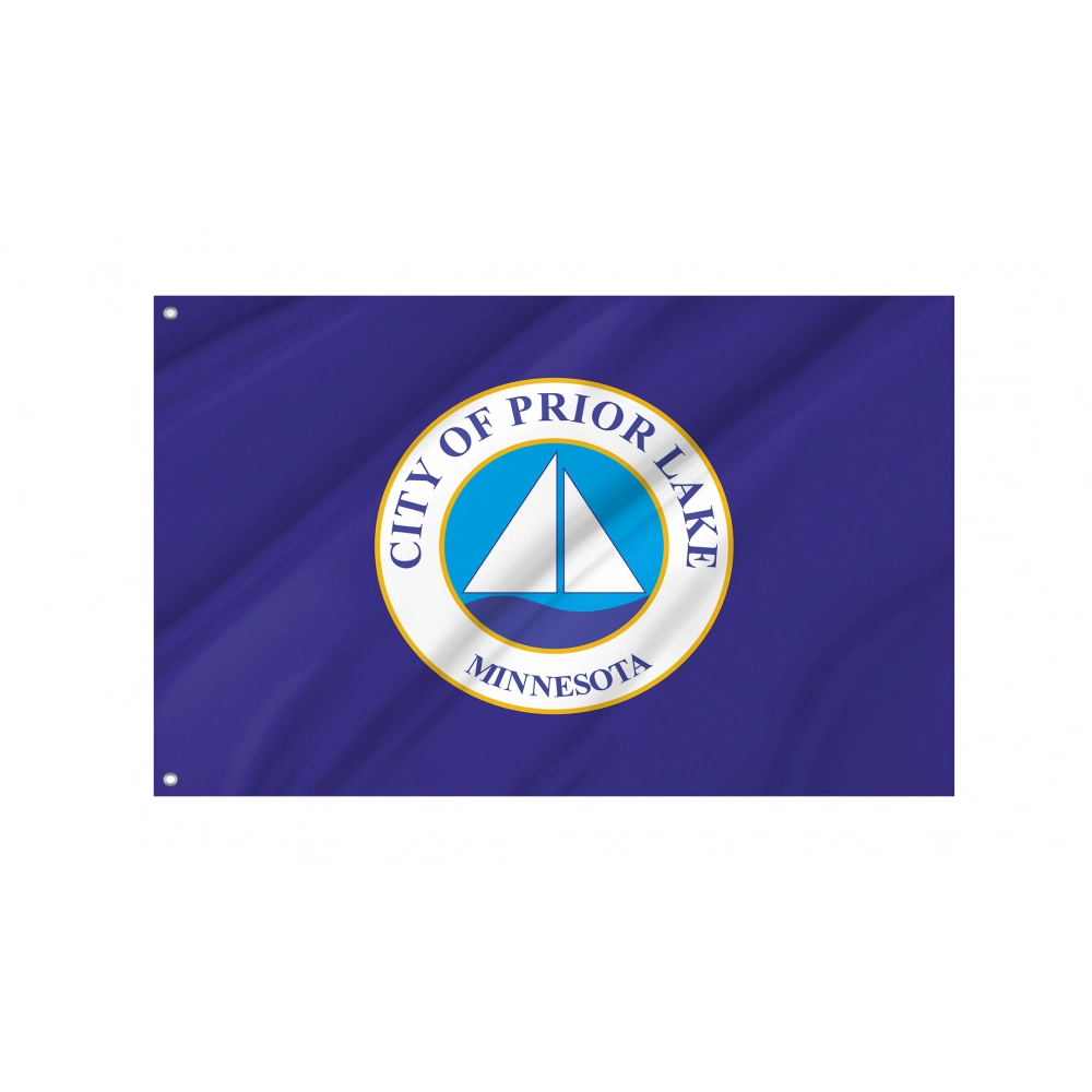 Prior Lake City Flag for Indoor & Outdoor Use