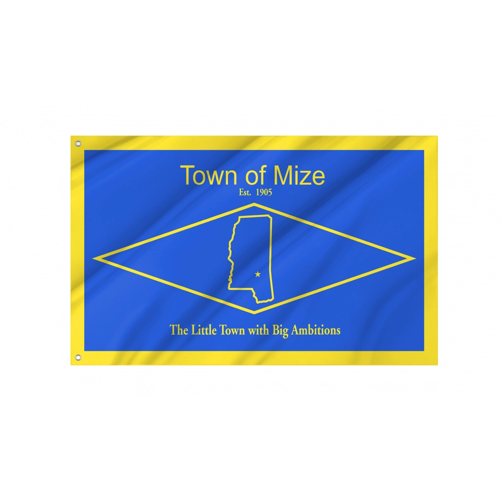 Mize Flag for Indoor & Outdoor Use