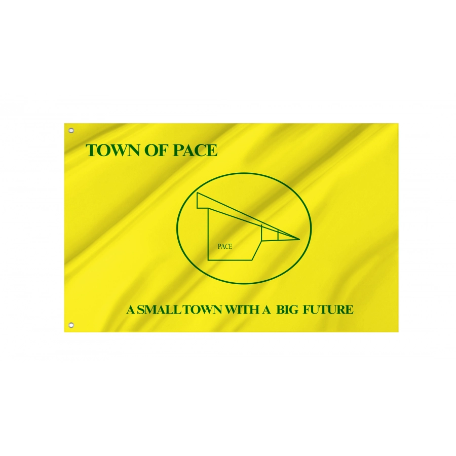 Flag of Pace, Mississippi, Patriotic Flags, Unique Design Print, Flags for Indoor & Outdoor Use