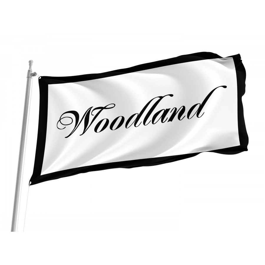Flag of Woodland Black, Mississippi, Patriotic Flags, Unique Design Print, Flags for Indoor & Outdoor Use