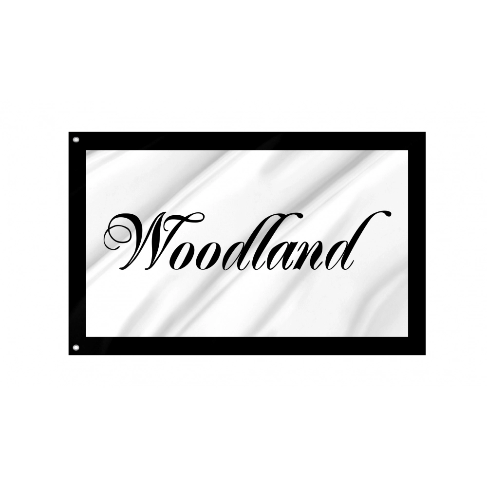 Woodland Black Flag for Indoor & Outdoor Use