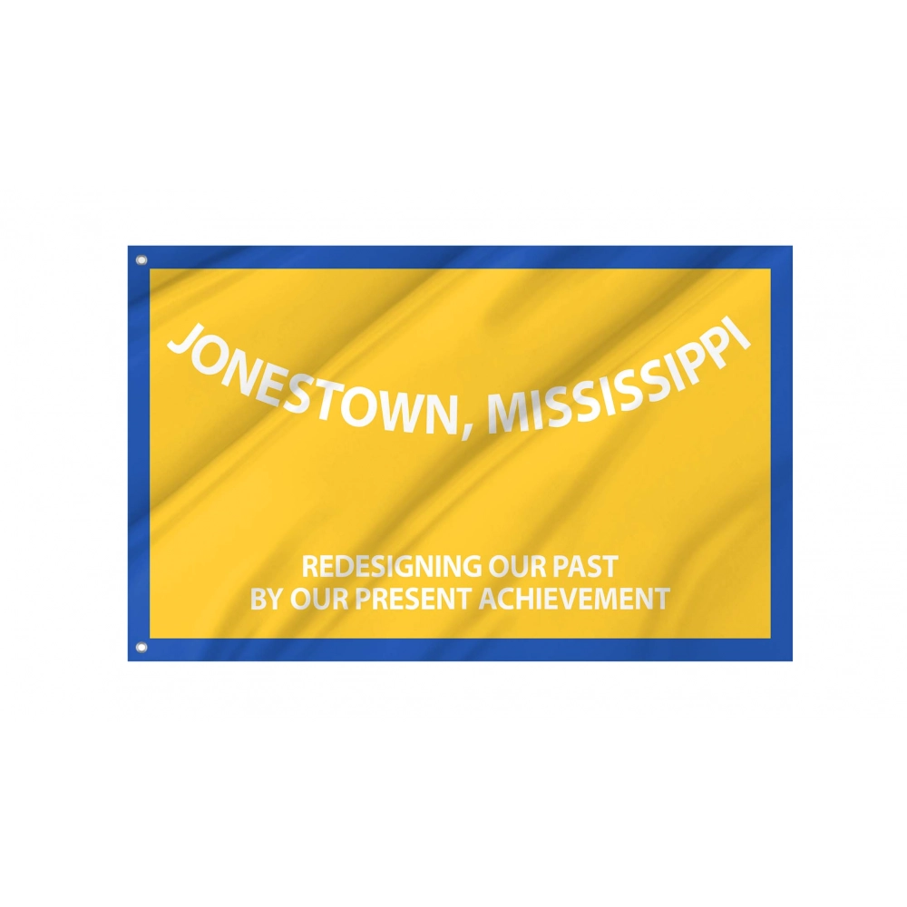 Jonestown, Mississippi Flag for Indoor & Outdoor Use