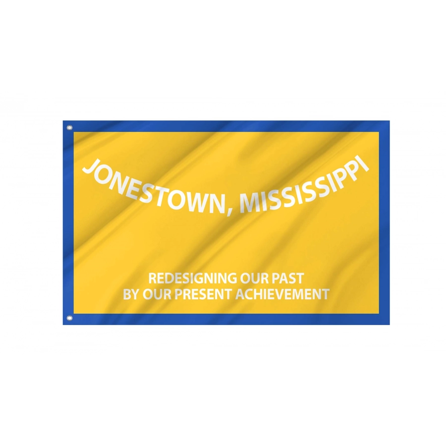 Jonestown, Mississippi Flag for Indoor & Outdoor Use, USA295