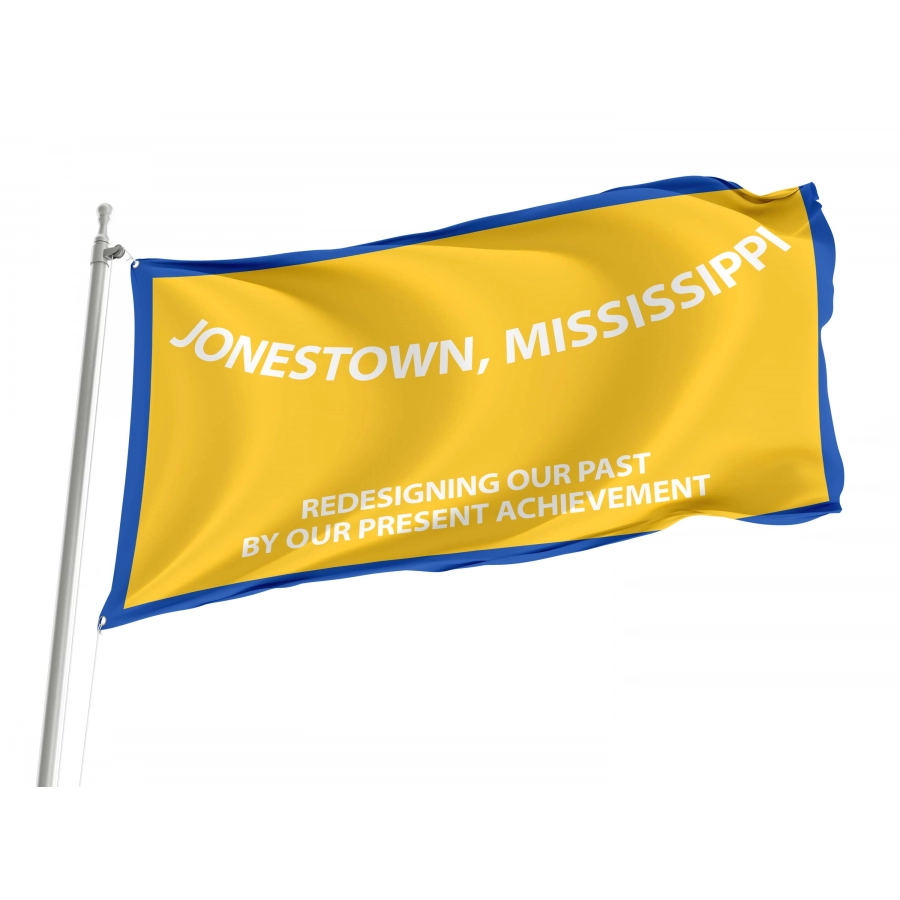 Jonestown, Mississippi Flag for Indoor & Outdoor Use, USA295