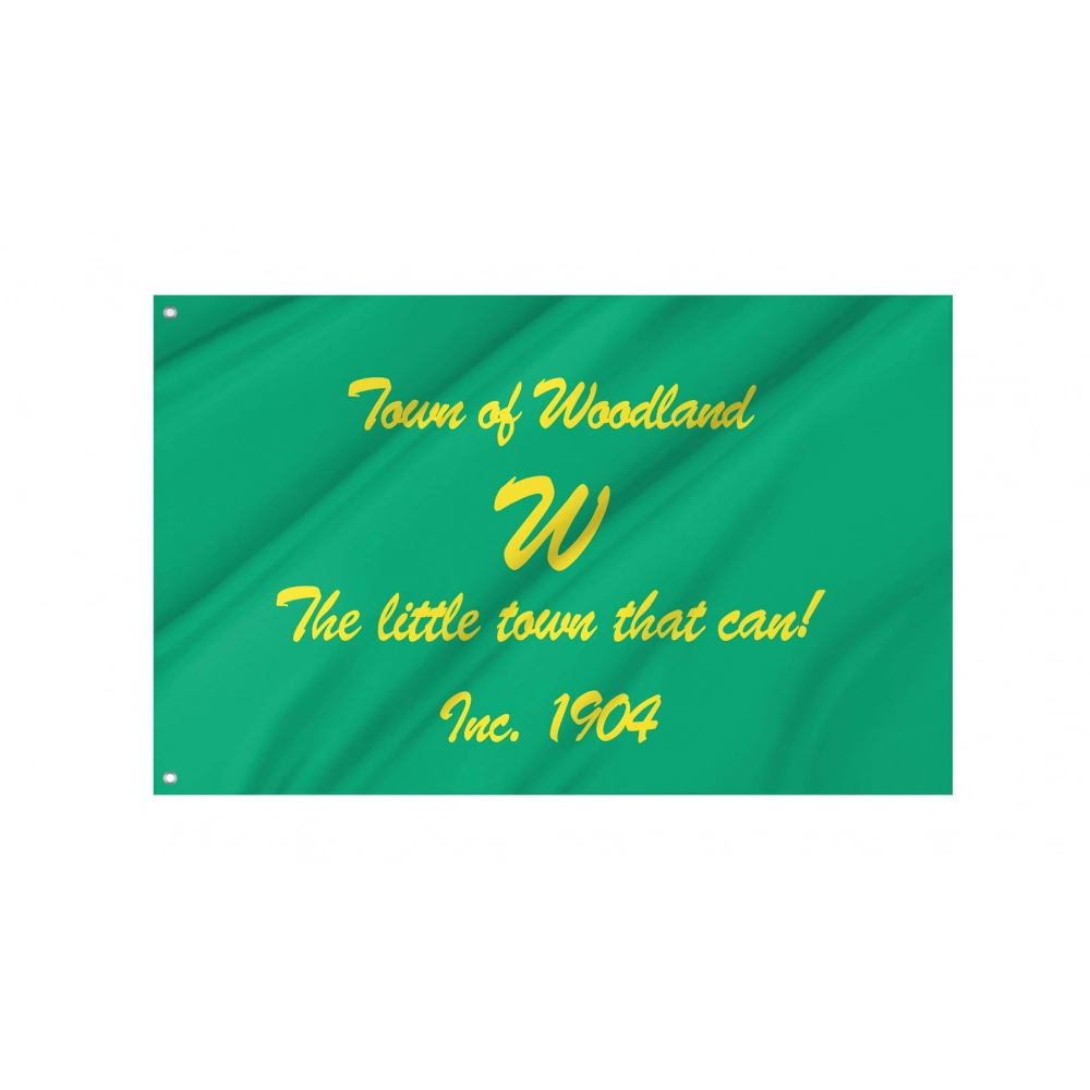 Woodland (1984-2018) Flag for Indoor & Outdoor Use