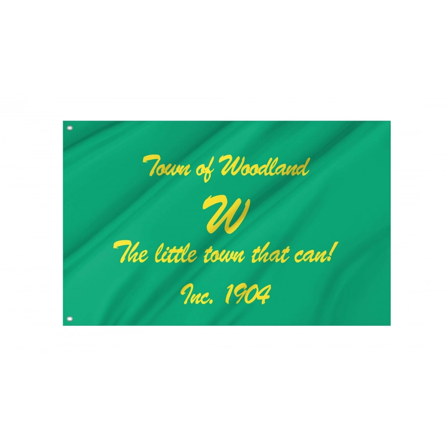 Woodland (1984-2018) Flag for Indoor & Outdoor Use, USA297