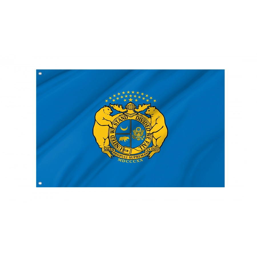 Flag of Missouri State Guard, Patriotic Flags, Unique Design Print, Flags for Indoor & Outdoor Use