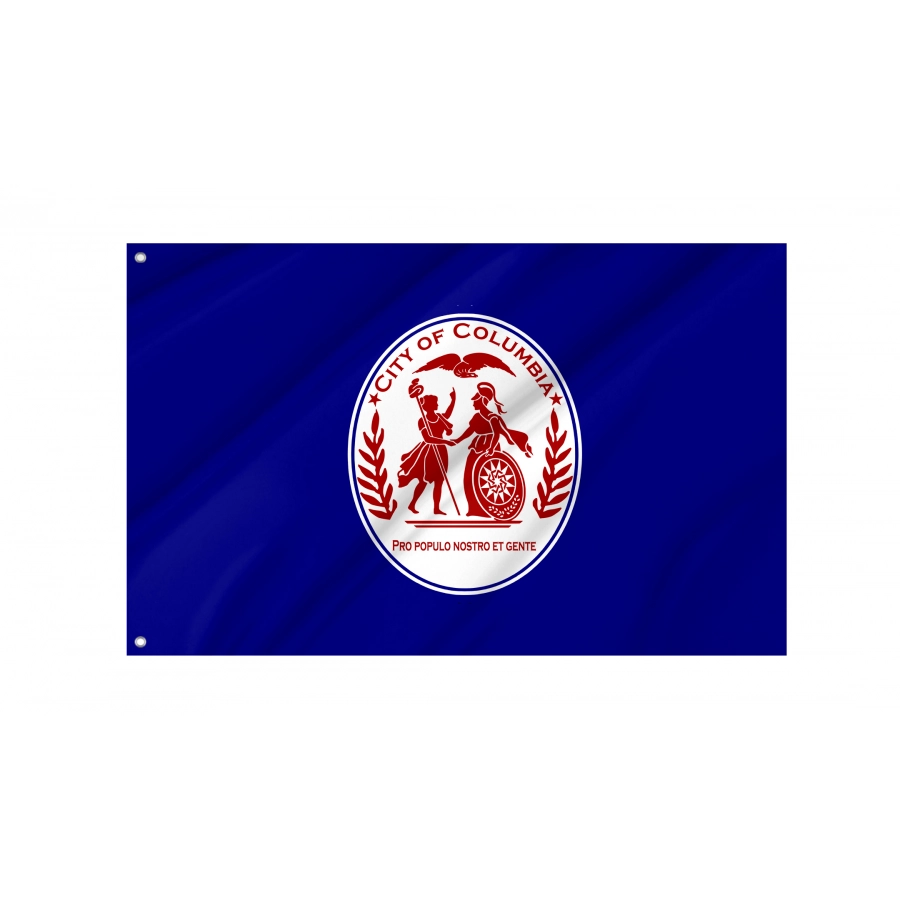 Flag of Columbia, Missouri 1974-1988, Patriotic Flags, Unique Design Print, Flags for Indoor & Outdoor Use
