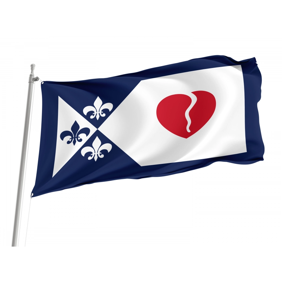 Flag of Creve Coeur, Missouri, Patriotic Flags, Unique Design Print, Flags for Indoor & Outdoor Use