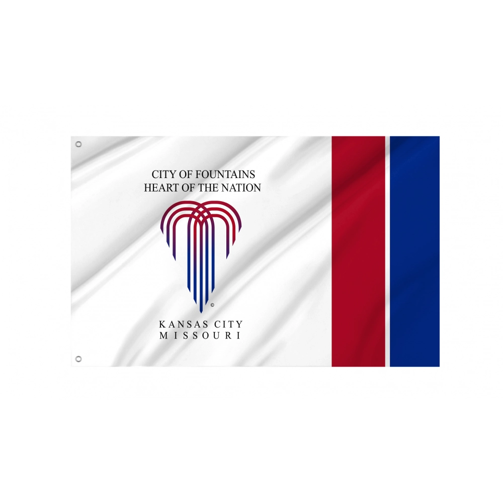Kansas City 1992-1995 Flag for Indoor & Outdoor Use