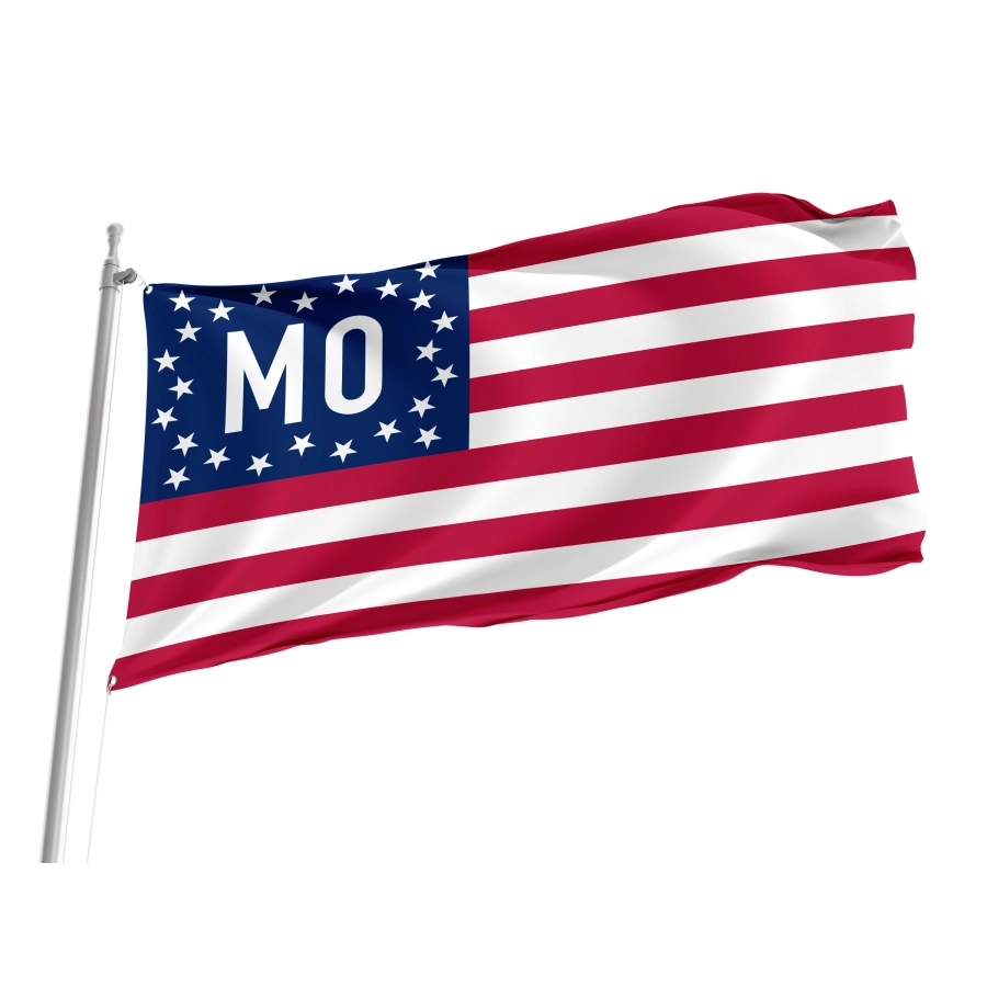 Flag of Missouri 1909, Patriotic Flags, Unique Design Print, Flags for Indoor & Outdoor Use